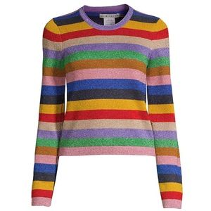 Alice and Olivia rainbow multi colored sweater
